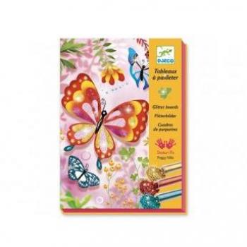 Cuadros de Mariposas con Purpurina