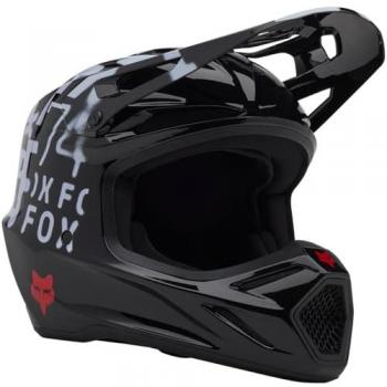Casco de motocross FOX V3 Seventy4 MIPS Negro Large Unisex