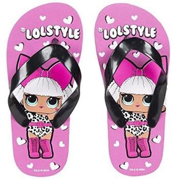 Chanclas de Verano LOL Rosa para Niña con Estampado Licencia Oficial