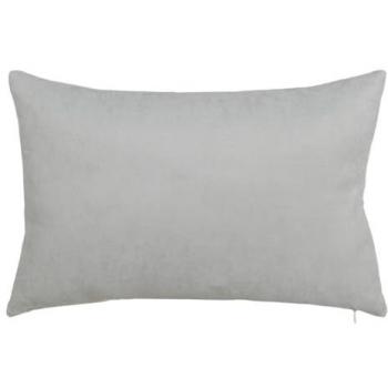 Cojín Decorativo Gris 45 x 30 cm - Poliéster de Alta Calidad