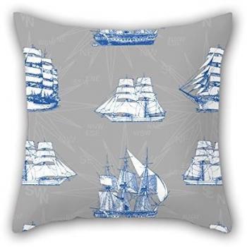 niceplw mar manta fundas de cojín 20 x 20 pulgadas/50 por 50 cm para dibujo habitación, sala de estar, Pub, Bar, hijo, Festival con doble lados