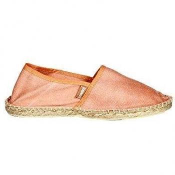 Espadrij L'originale Women's Traditionel Coral Vintage Espadrilles In Size 38 Orange