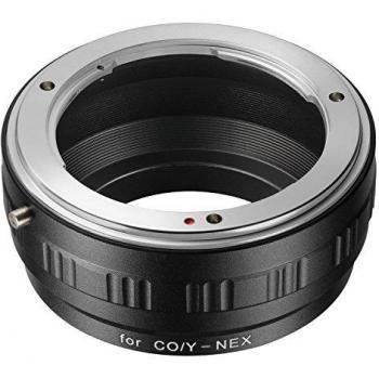 Neewer® Adaptador de Montaje de lente para lentes Contax Zeiss C/Y a la cámara Sony NEX E-Montaje, tales como NEX-3, A6000 A6300, Alpha A7 / A7Ⅱ, A7R / A7RⅡ, A7S / A7SⅡetc.
