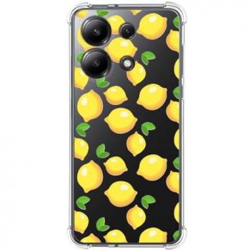 Funda Antigolpes de Silicona para Xiaomi Redmi Note 13 4G con Diseño de Limones