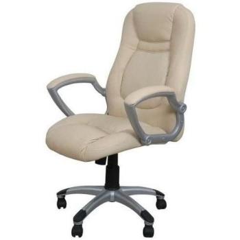 Adec - Silla siena polipiel, medidas 60 x 55 x 118 cm, color beige