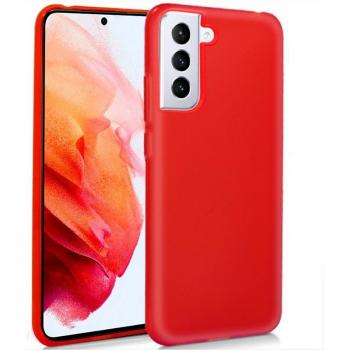 Funda COOL Silicona Roja para Samsung Galaxy S21