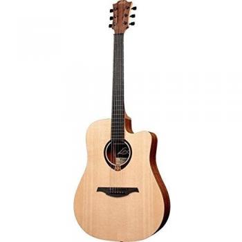 Lag Tramontane T70DCE Dreadnought Electro-Acoustic Guitar Natural Satin
