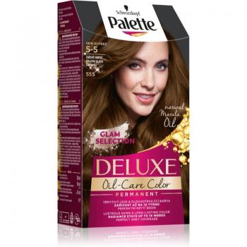 Schwarzkopf Palette Deluxe Permanent Hair Dye 5-5 Golden Gloss Caramel