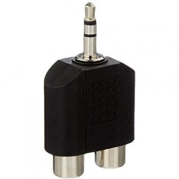 Adaptador de Audio Estéreo 3.5mm Macho a 2x RCA Hembra InLine®