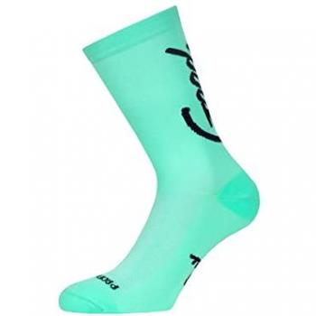Calcetines Pacific & Co Good Vibes color verde, tricotados, unisex, talla 42/45