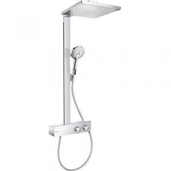 hansgrohe 27361000 Raindance E Showerpipe 300 1jet con ShowerTablet 350 cromo