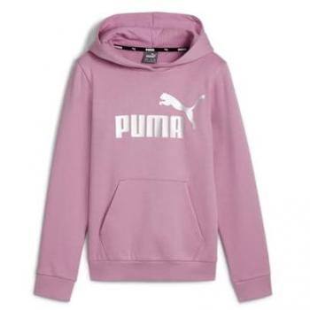Sudadera casual Puma Essentials + Logo FL G para niña, color rosa, talla 16 años (176 cm), estilo deportivo, fabricada en algodón, adecuada para multideporte, sostenible y de moda infantil
