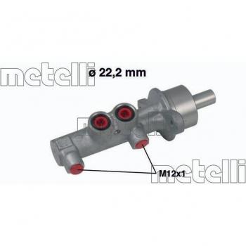 Cilindro principal de freno METELLI 05-0540 con características de alta calidad, diseñado para garantizar un rendimiento óptimo en sistemas de frenos, fabricado con materiales duraderos y resistentes a la corrosión, compatible con