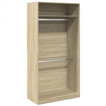 Armario de Almacenamiento Madera Contrachapada Color Roble Sonoma 100x50x200 cm