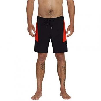 Volcom Stained Glss Stny 18 Pantalón Corto, Hombre, Black, 32