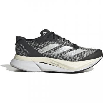 adidas Adizero Boston 12 Women's Running Shoes - Black/White - Size 4