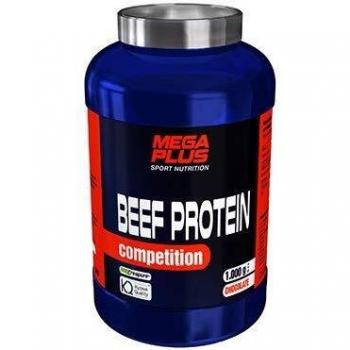 MEGA PLUS BEEF PROTEIN COMPETITION - Complemento alimenticio a base de proteina cárnica - 1Kg, Chocolate