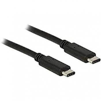 Cable USB Tipo C a Tipo C 0,5m 2.0 Negro DeLOCK