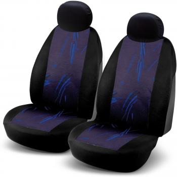 Bottari 10415 Fundas de Asiento Delanteros de Coche JB2, Universales, Color Negro y Azul