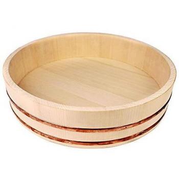 Hangiri Bol de Madera para Sushi - Diámetro 30 cm