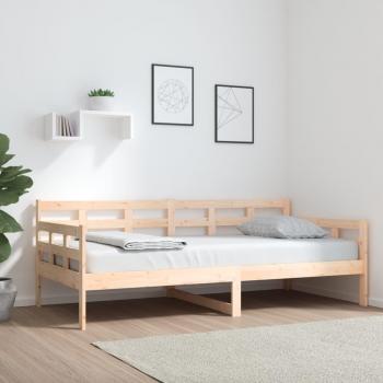 Sofá cama Dormeuse de madera maciza de pino 90x190 cm