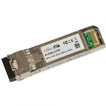 Mikrotik Módulo Transceptor SFP+ 10G Fibra Óptica Multi-Mode 850 nm hasta 300 m