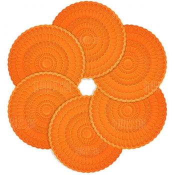 Zanmini Posavasos Silicona Seguros para Alimentos Estera de Taza Colección de 6 colores