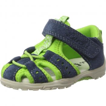 Lurchi 33-16039 - Primeros Pasos de Cuero Bebé-niños, Color Azul, Talla 26 EU