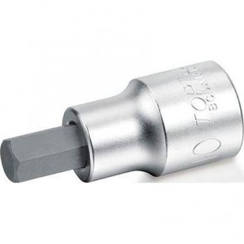 TOPTUL BCDA1207 Piezas insertables de llave cubo 3/8 hexagonal 7 mm Acero cromo vanadio
