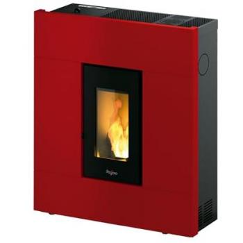 Estufa de Pellets Burdeos Power 8, 8.74 kW Potencia, Rendimiento 90.6%, Capacidad 15 kg, Encendido Rápido, Programable, Easy Clean, Seguridad Avanzada,