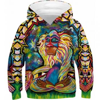 Ocean Plus Niño Colorido 3D Sudaderas con Capucha Adolescentes Pull-Over Kids Sudadera Manga Larga Hoodie