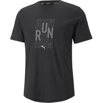 Camiseta de Running Hombre Puma Performance Logo Negra
