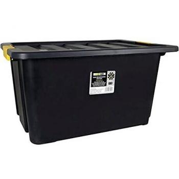 Caja de Almacenaje con Tapa Bricotech (100 L) (75 x 51 x 39 cm)