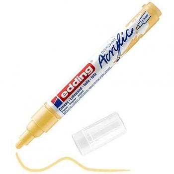 Marcador Acrílico Edding 5100 Pastel Amarillo Medium 3 mm