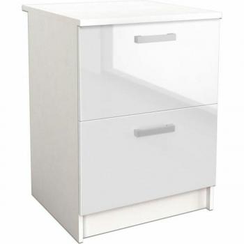 Mueble Auxiliar Blanco 60 x 60 x 85 cm - Mueble auxiliar de color blanco, dimensiones de 60 cm de ancho, 60 cm de profundidad y 85 cm de altura