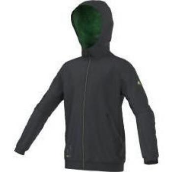 adidas Yb Mq Fz - Sudadera para niño, color gris, talla 152