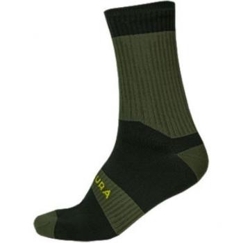 Calcetines de ciclismo Endura Hummvee II verde negro S-M