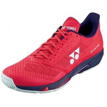 Zapatillas de Tenis Yonex AD Accel para Todas Las Superficies Hombres - Coral, Azul Oscuro