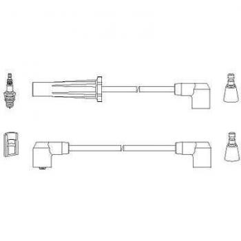 HÜCO 134448 - Juego de cables de encendido