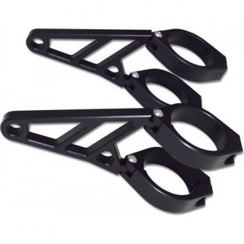 Soporte de lámpara CNC ajustable para 38 - 41 mm - Negro