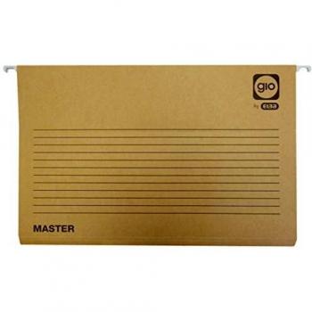 Elba Master 400047715 - Caja de 25 carpetas colgantes para cajón, Fº