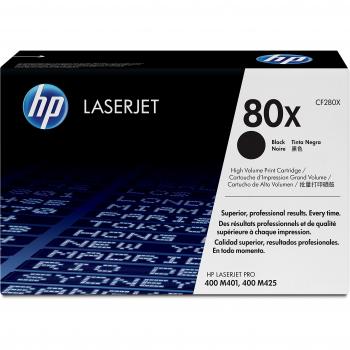 HP CF280X 80X High Yield Original LaserJet Toner Cartridge, Black, Single Pack
