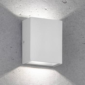 Aplique LED para exterior Denver, plata