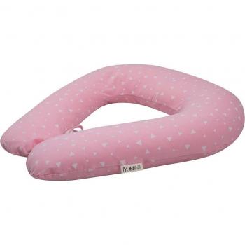 Cojín de Lactancia Jyoko - Almohada de lactancia rellena de perlas Pink Sparkles