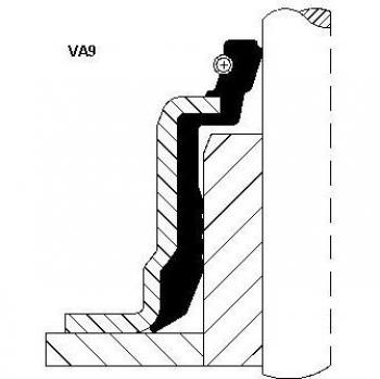 Retén de válvulas CORTECO 19036814, tipo: retén de válvula, características: diseñado para sellar el vástago de la válvula, fabricado con materiales de alta calidad para resistencia y durabilidad,