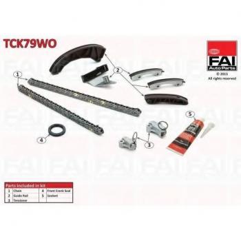 Kit de cadena de distribución FAI AutoParts TCK79WO