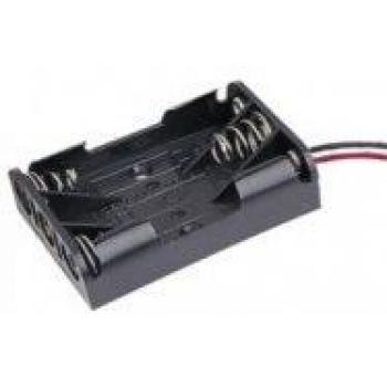 Soporte para Pilas Triple R03 con Cable Incorporado