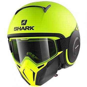 Shark Casco de moto STREET DRAK NEON SERIE MAT YKK, Amarillo, XS