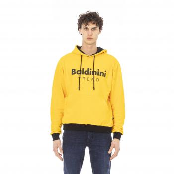 Baldinini Trend Yellow Cotton Sweater - XXL