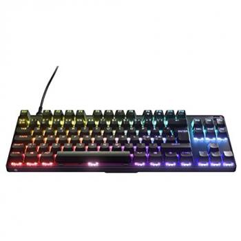 Teclado Mecánico Gaming SteelSeries Apex 9 TKL - Interruptores Ópticos Intercambiables - Compacto QWERTY Nórdico